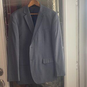 Zanetti Couture 2 pcs Suit, Sz 46R Lite Grey Pants 39 x 33 ITALY